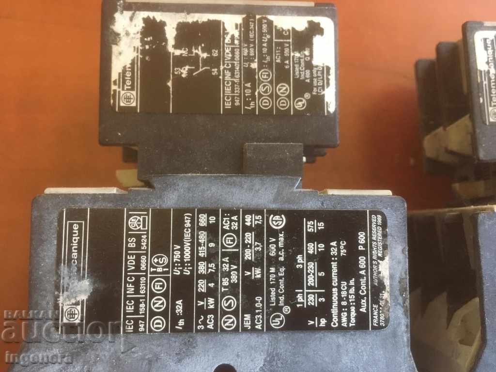 Auction CONTACTOR 32 A WITH PROTECTION FOR USE OR SCRAP-2 PC Auction CONTACTOR 32 A WITH PROTECTION FOR USE OR SCRAP-2 PC