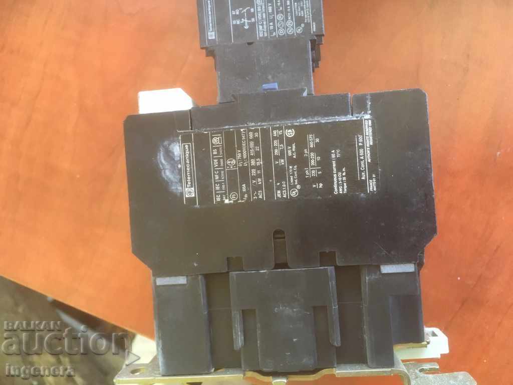 CONTACTOR 60 A WITH PROTECTION FOR USE OR SCRAP-2 PCS with price 42.00 BGN | € 21.47 CONTACTOR 60 A WITH PROTECTION FOR USE OR SCRAP-2 PCS with price 42.00 BGN | € 21.47