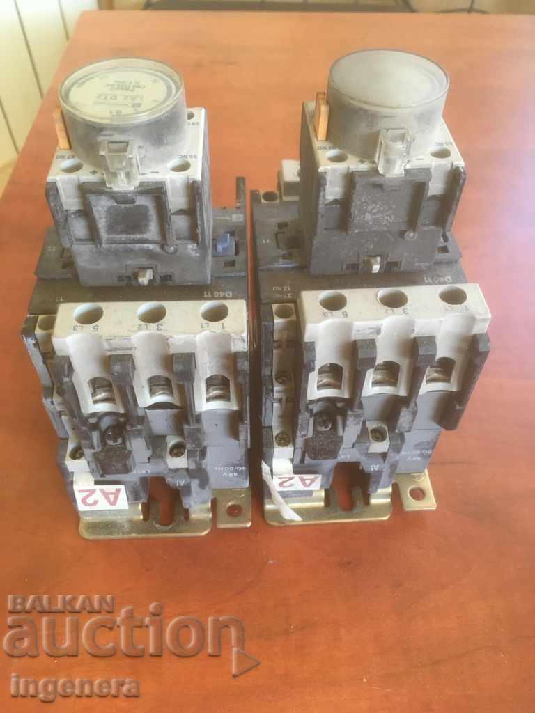 CONTACTOR 60 A WITH PROTECTION FOR USE OR SCRAP-2 PCS
