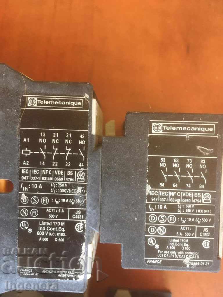 CONTACTOR 10 A WITH PROTECTION FOR USE OR SCRAP-3 PCS - 6 CONTACTOR 10 A WITH PROTECTION FOR USE OR SCRAP-3 PCS - 6