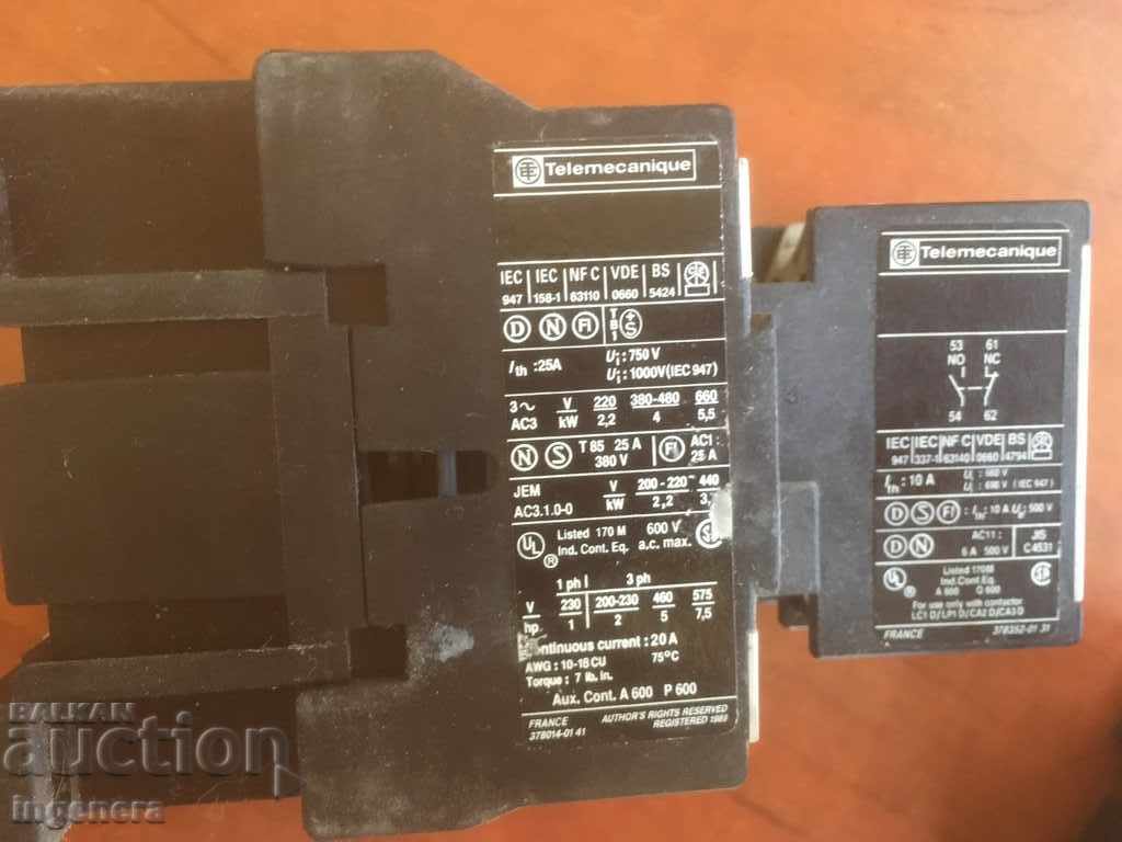 CONTACTOR 25 A FOR USE-3 PCS with price 42.00 BGN | € 21.47 CONTACTOR 25 A FOR USE-3 PCS with price 42.00 BGN | € 21.47