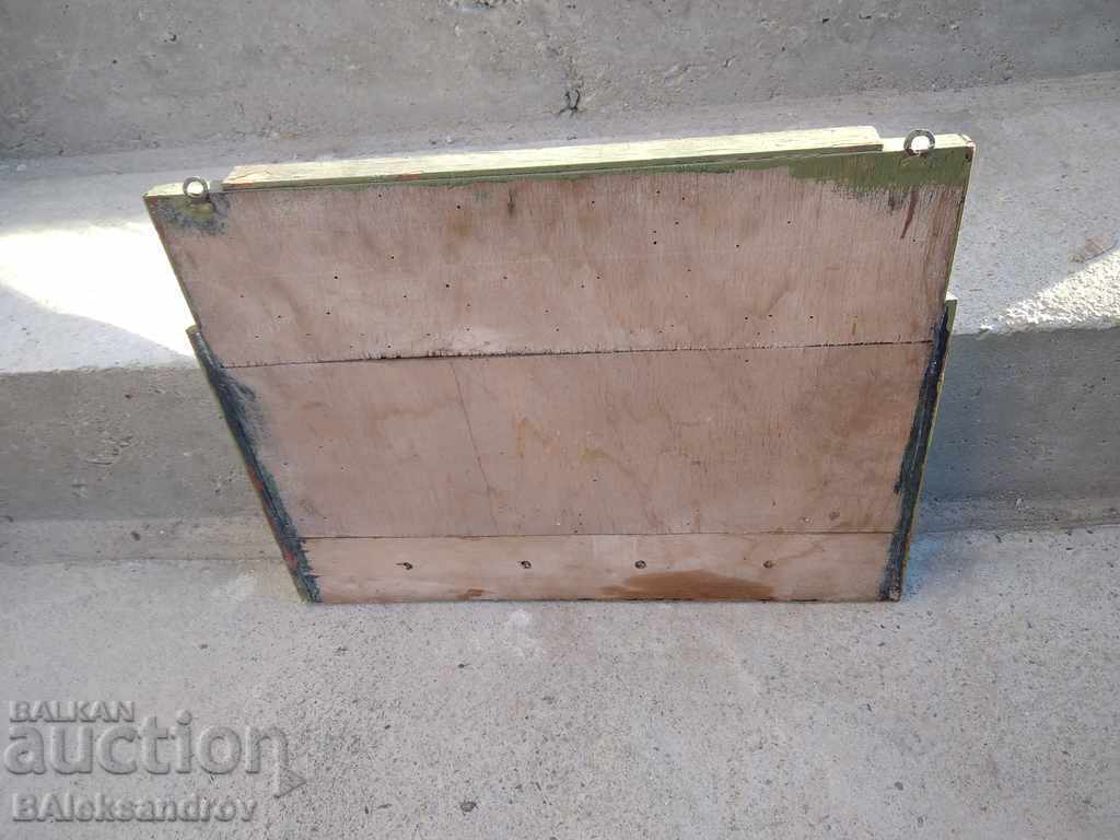 Old rustic mirror with hangers - 7 Old rustic mirror with hangers - 7