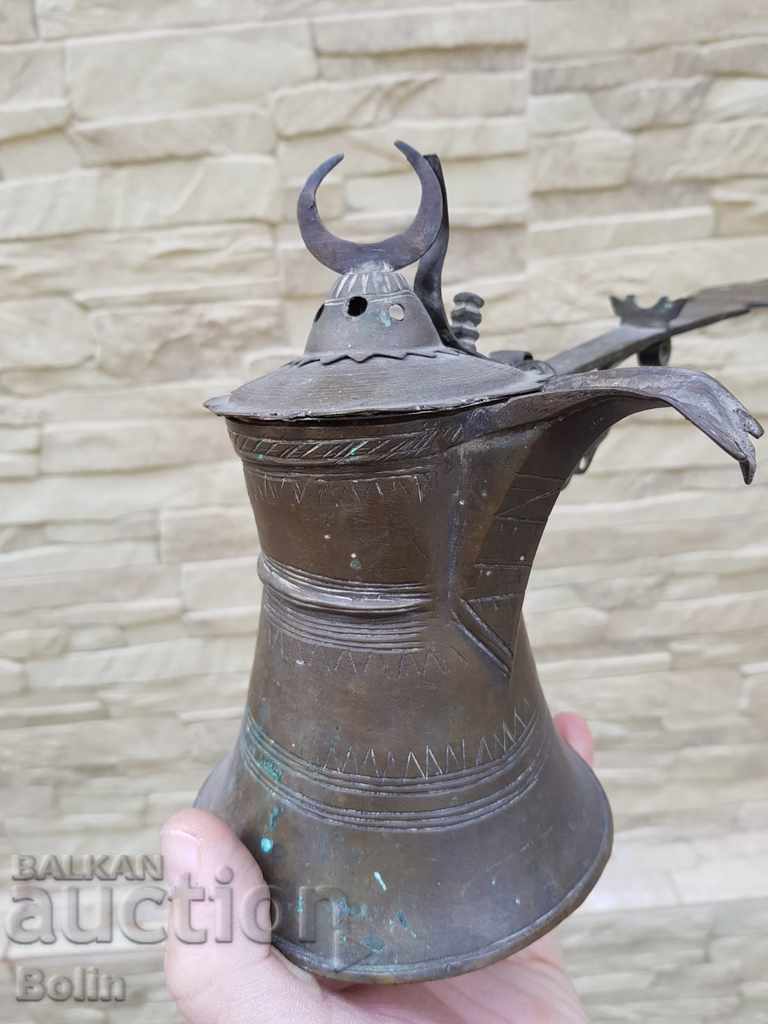 Rare Turkish Ottoman coffee pot, 19th century. with price 350.00 BGN | € 178.95 Rare Turkish Ottoman coffee pot, 19th century. with price 350.00 BGN | € 178.95