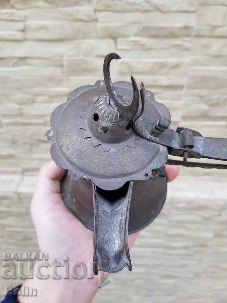 Auction Rare Turkish Ottoman coffee pot, 19th century. Auction Rare Turkish Ottoman coffee pot, 19th century.