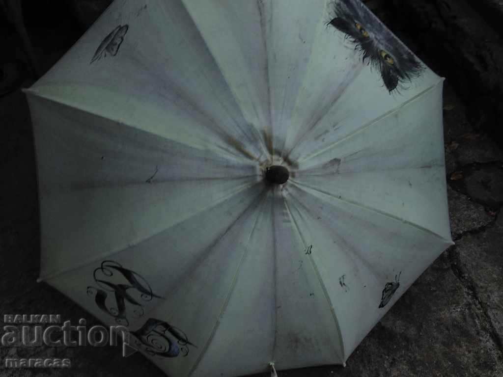 Auction Old retro umbrella Auction Old retro umbrella