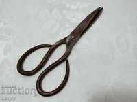 Old manual forged scissors