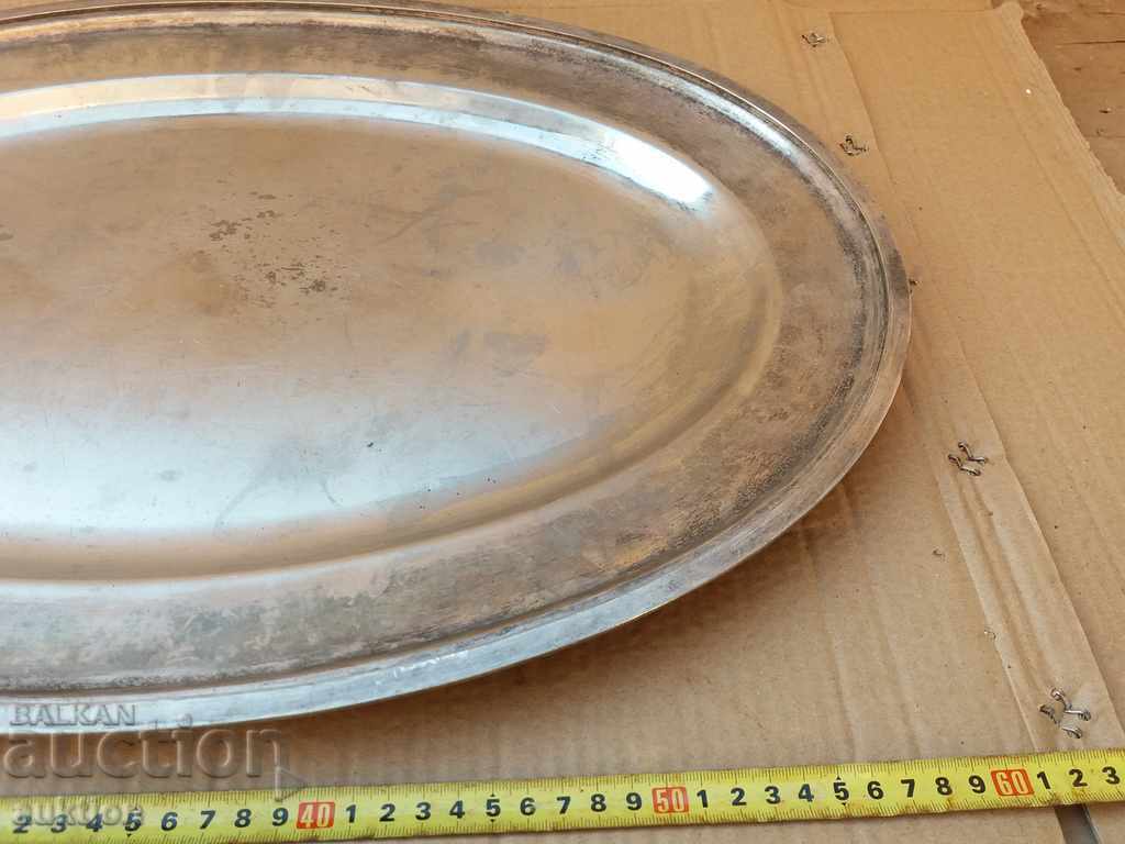 Auction MASSIVE PLATEAU, TRAY SILVER SOC. HUGE Auction MASSIVE PLATEAU, TRAY SILVER SOC. HUGE