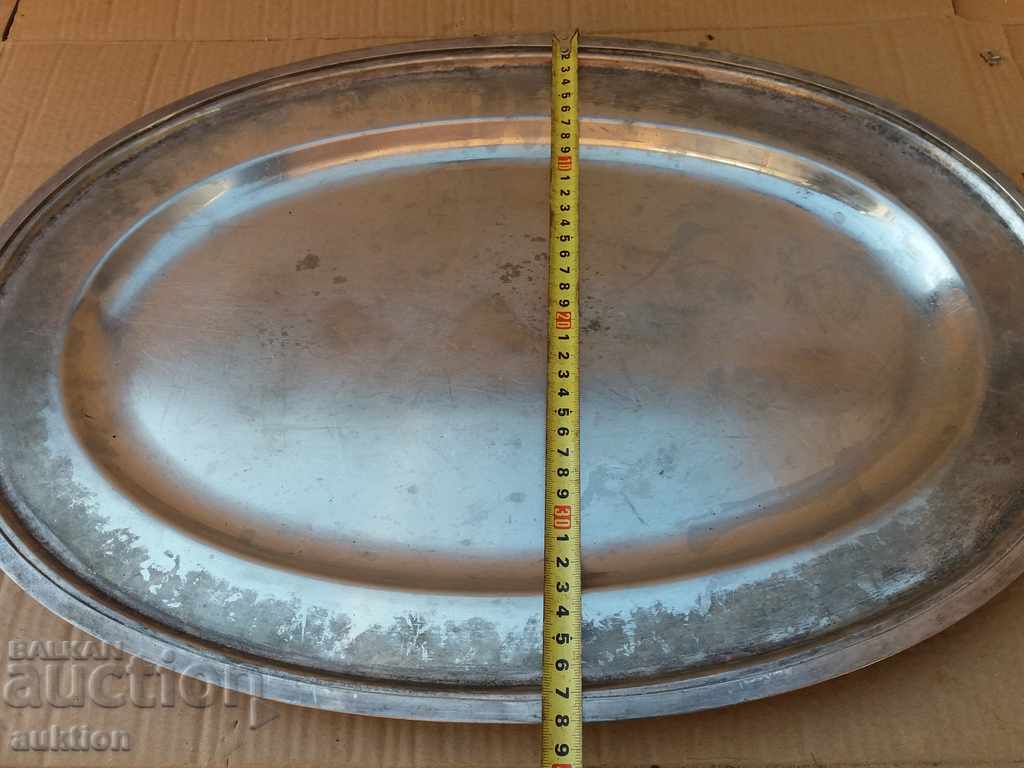 MASSIVE PLATEAU, TRAY SILVER SOC. HUGE - 5 MASSIVE PLATEAU, TRAY SILVER SOC. HUGE - 5