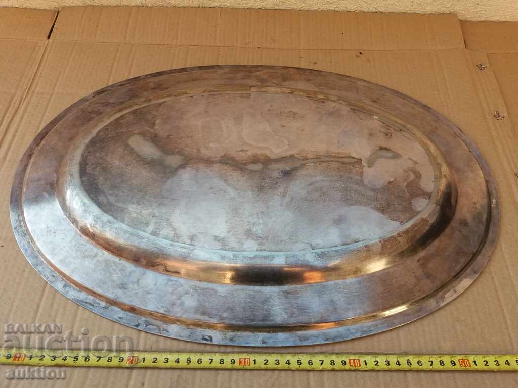 MASSIVE PLATEAU, TRAY SILVER SOC. HUGE - 6 MASSIVE PLATEAU, TRAY SILVER SOC. HUGE - 6
