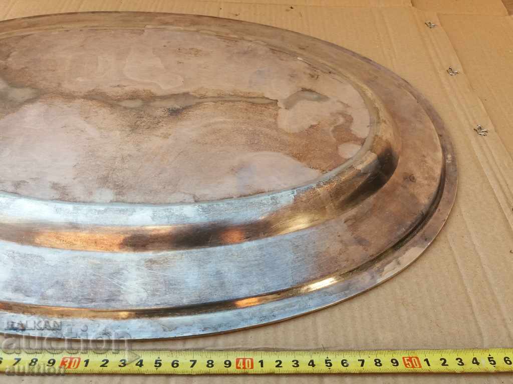 MASSIVE PLATEAU, TRAY SILVER SOC. HUGE - 7 MASSIVE PLATEAU, TRAY SILVER SOC. HUGE - 7