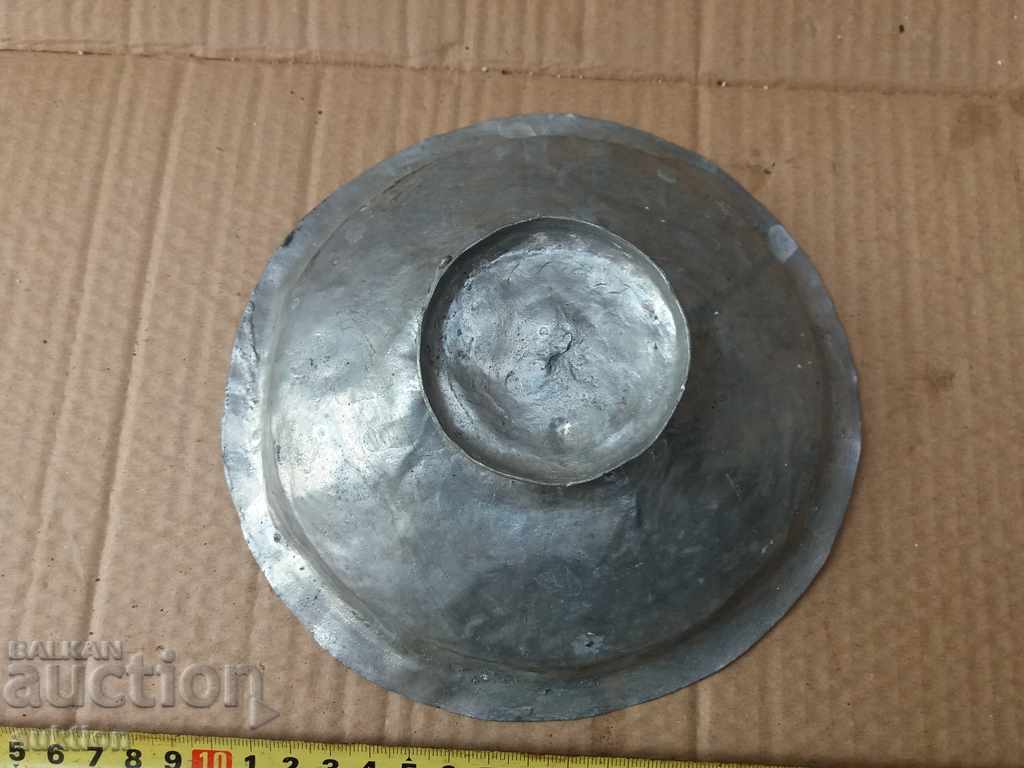 TANNED COPPER REVIVAL PAN, BOWL, TRAY - 7 TANNED COPPER REVIVAL PAN, BOWL, TRAY - 7