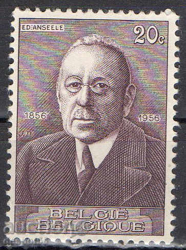 1956. Belgia. Edward Ansel (1856-1938), un fost președinte.