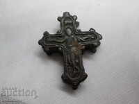 Σπάνιος αναγεννησιακός ασημένιος σταυρός μεγάλος σκαλιστός