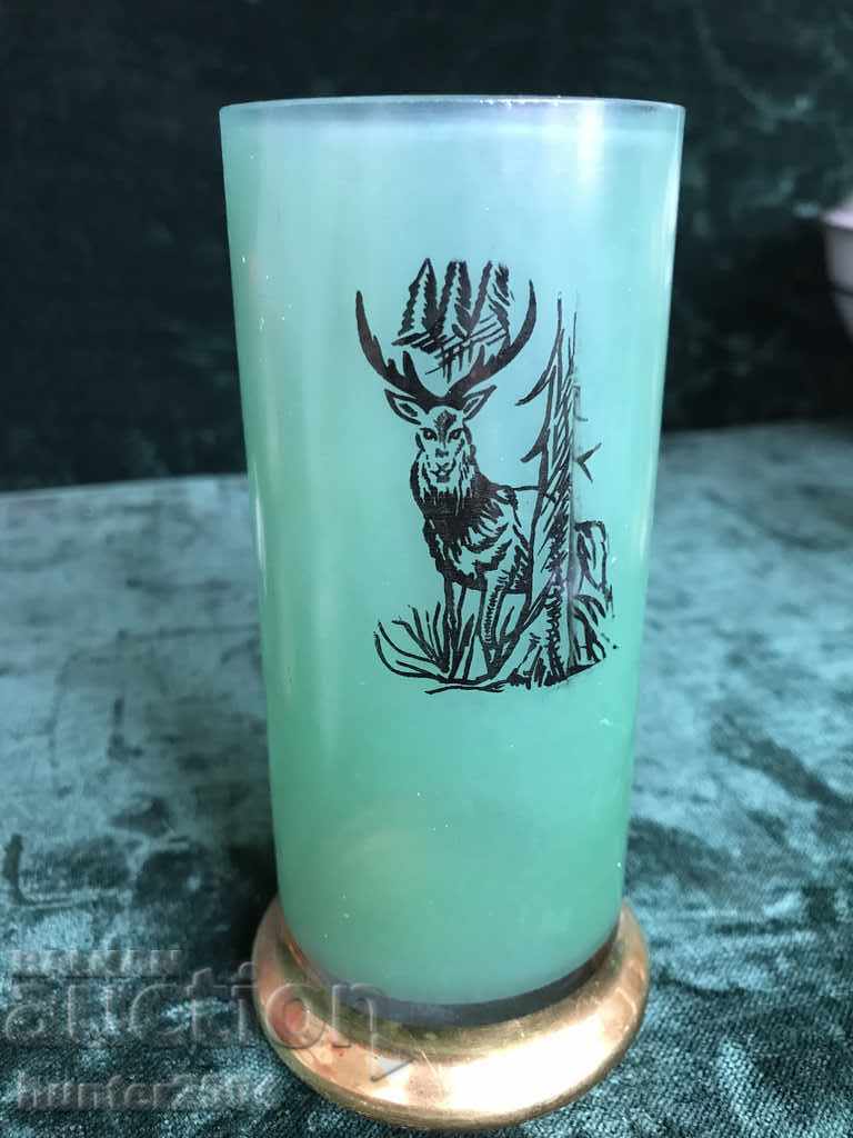 Чашата на ловеца-патрон и златна украса 14/5 см