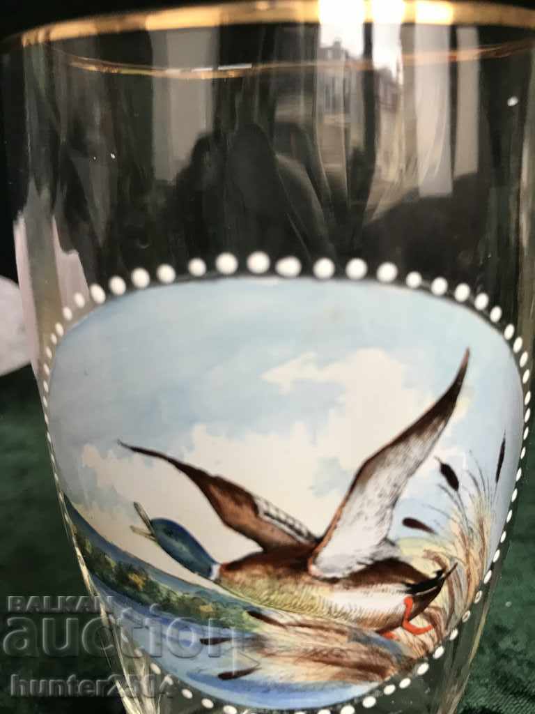 The hunter's mug, painted duck and gold decoration 16 / 7.5 cm with price 24.95 BGN | € 12.76 The hunter's mug, painted duck and gold decoration 16 / 7.5 cm with price 24.95 BGN | € 12.76