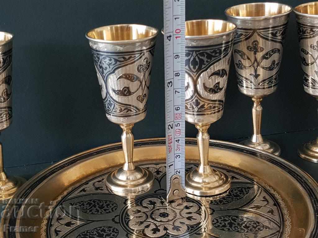 6 Cupe de argint Cupe nielo aurire Cupă de argint rusă - 7