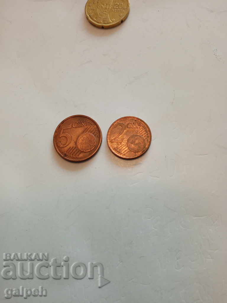 Auction EURO LOT - MIXED - 5 pcs. - BGN 1.25. Auction EURO LOT - MIXED - 5 pcs. - BGN 1.25.