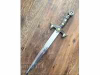 Dagger, Templar style -145x450 mm