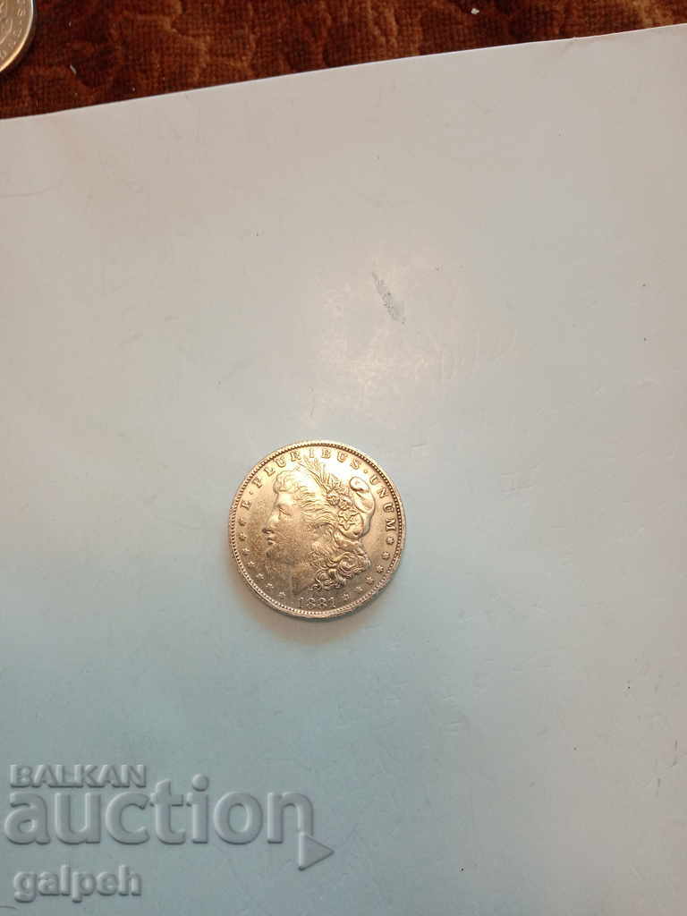 Auction USA ONE DOLLAR - 1881 - REPLICA - BGN 3. Auction USA ONE DOLLAR - 1881 - REPLICA - BGN 3.