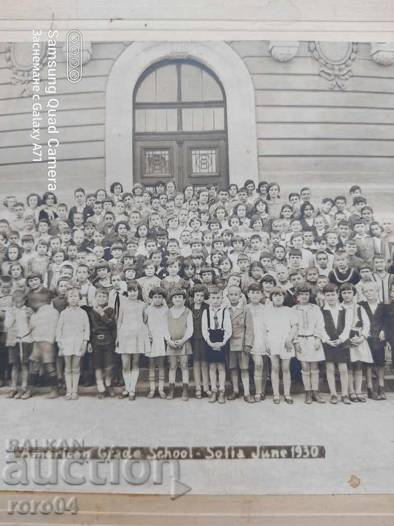 SOFIA - COLEGIUL AMERICAN - 1930