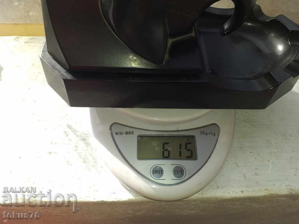 Bakelite ashtray Gummon elephant head + bonus cards - 7 Bakelite ashtray Gummon elephant head + bonus cards - 7