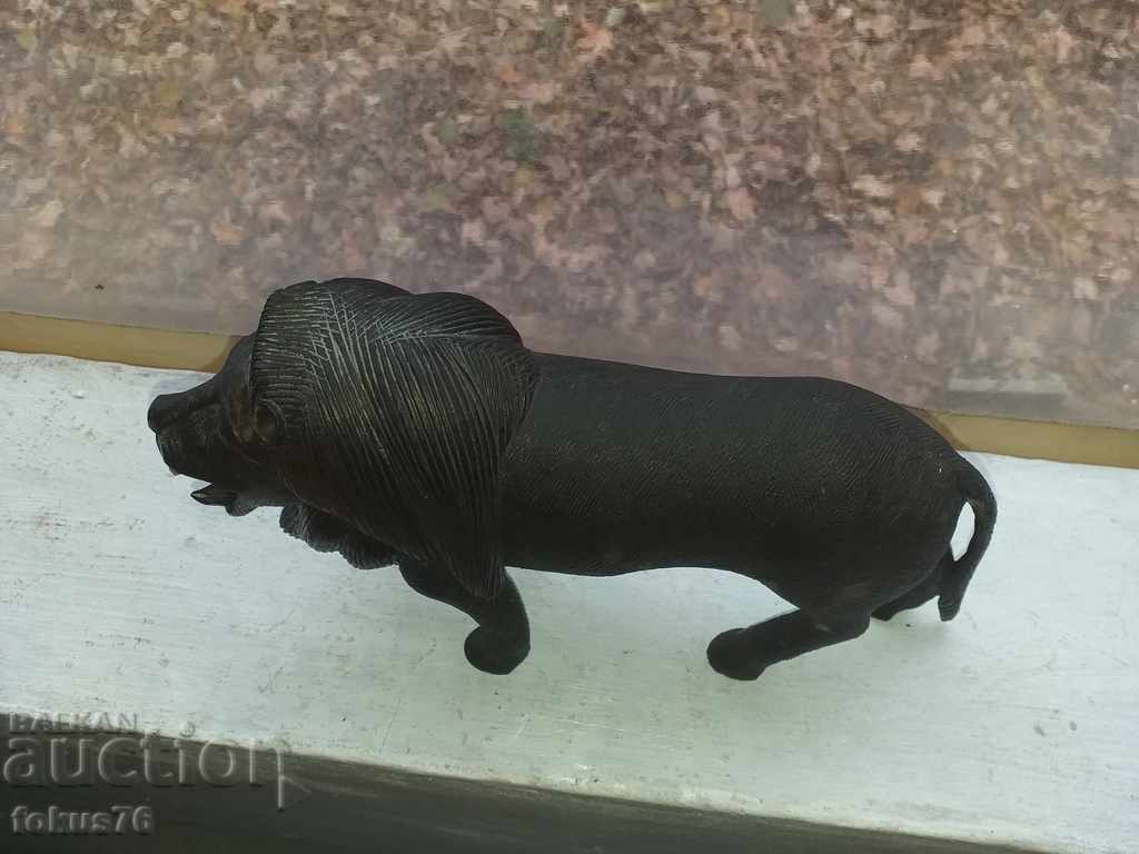 Παράδοση Καταπληκτική και εκπληκτική φιγούρα ειδώλιο δέντρου από έβενο λιονταριού Παράδοση Καταπληκτική και εκπληκτική φιγούρα ειδώλιο δέντρου από έβενο λιονταριού