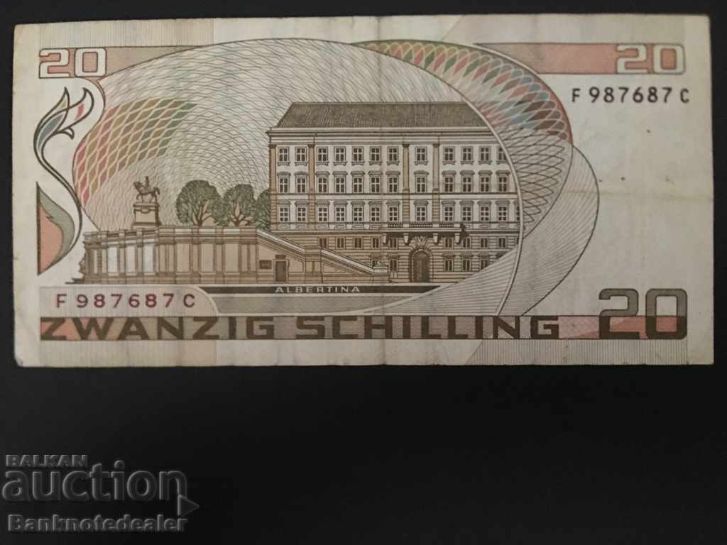 Austria 20 Schilling 1986 Pick 148 Ref 7687 cu preț 4.00 BGN | € 2.05