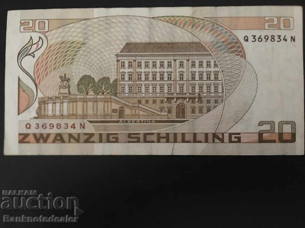 Austria 20 Schilling 1986 Pick 148 Ref 9834 cu preț 5.00 BGN | € 2.56