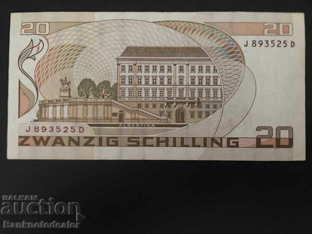 Austria 20 Schilling 1986 Pick 148 Ref 3525 cu preț 8.00 BGN | € 4.09