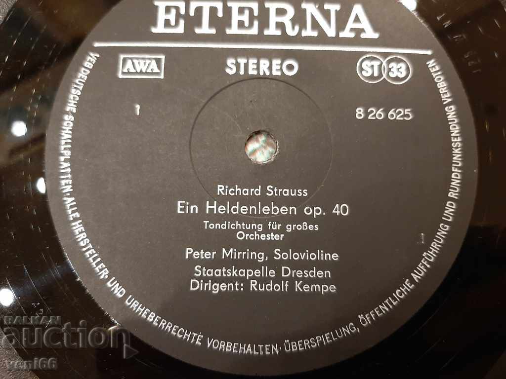 Auction  Gramophone record - Strauss