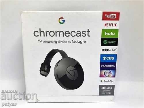 Chromecast, multimedia device with price 25.50 BGN | € 13.04 Chromecast, multimedia device with price 25.50 BGN | € 13.04