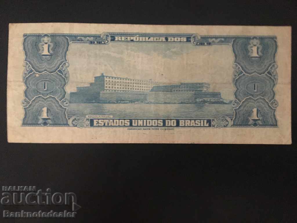 Brazil 1 Cruzeiro 1944 Pick 132 Ref 8841 with price 12.00 BGN | € 6.14