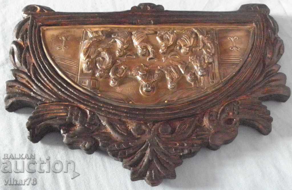 Delivery of SILVER ICON-THE LAST SUPPER-WOOD CARVING Delivery of SILVER ICON-THE LAST SUPPER-WOOD CARVING
