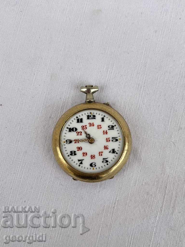 Επιχρυσωμένο ρολόι τσέπης №1240