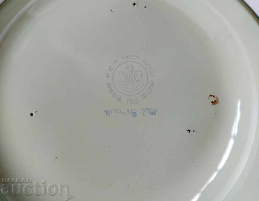 Delivery of SOC CHINESE UNUSED ENAMELED METAL PLATE MARKING Delivery of SOC CHINESE UNUSED ENAMELED METAL PLATE MARKING