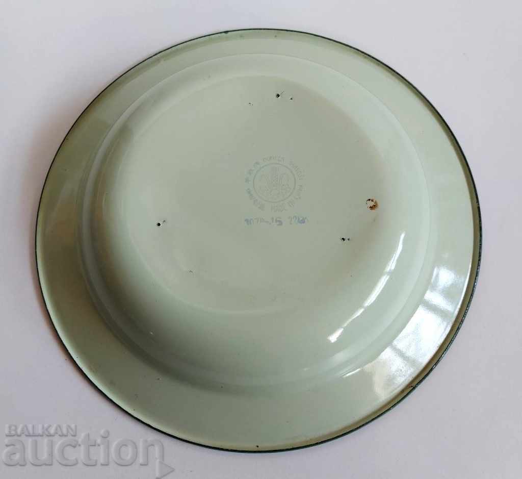 SOC CHINESE UNUSED ENAMELED METAL PLATE MARKING - 5 SOC CHINESE UNUSED ENAMELED METAL PLATE MARKING - 5