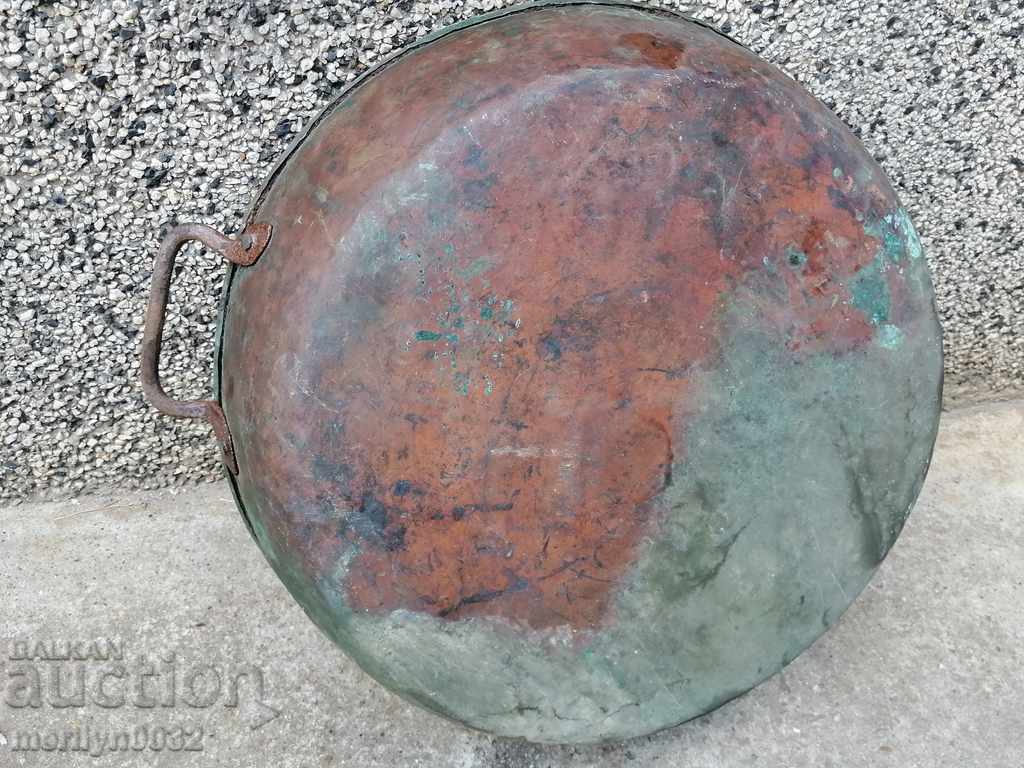 Old copper tray, sahane, baker, tray, tray - 7