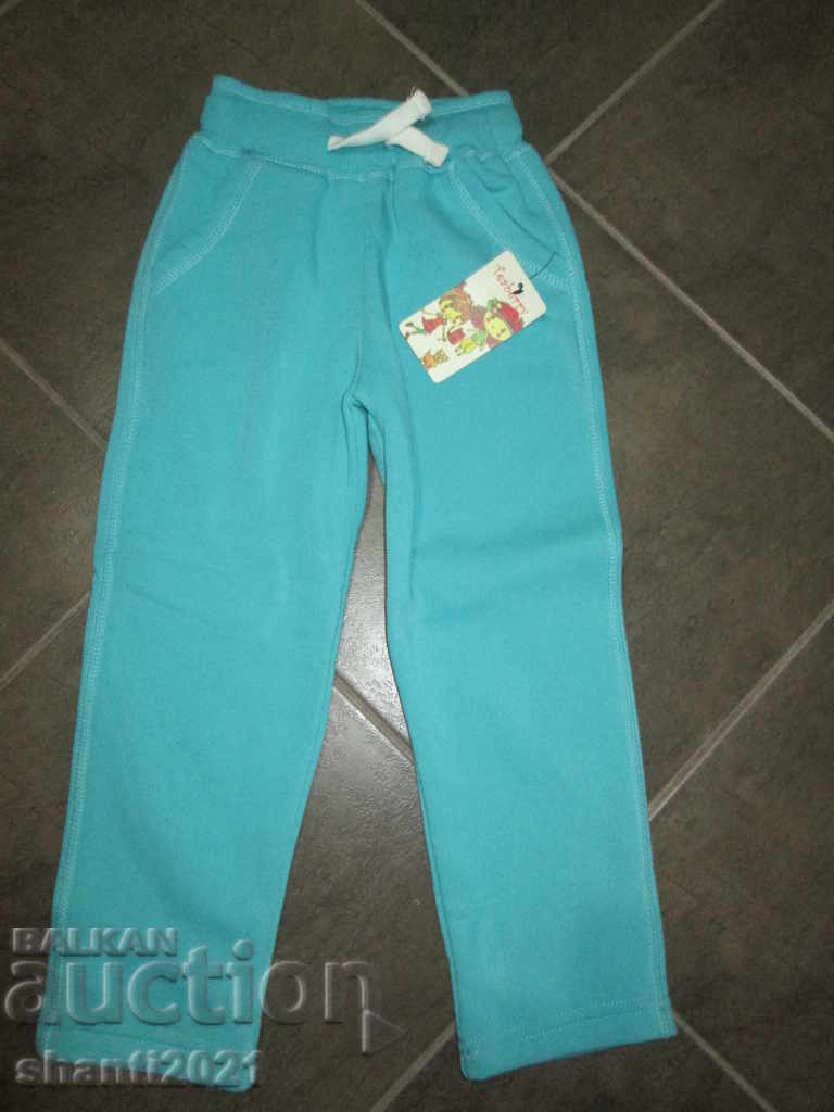 New with a label quilted children's leggings, pants, trousers, 3-4 years.