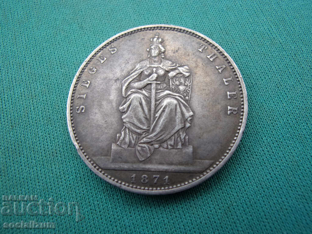 Auction  Germany 1 Thaler 1871 rare