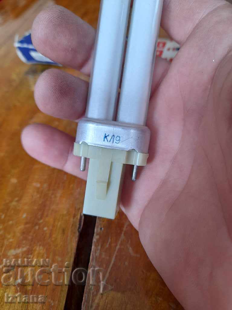 Old fluorescent lamp KL9 - 7 Old fluorescent lamp KL9 - 7