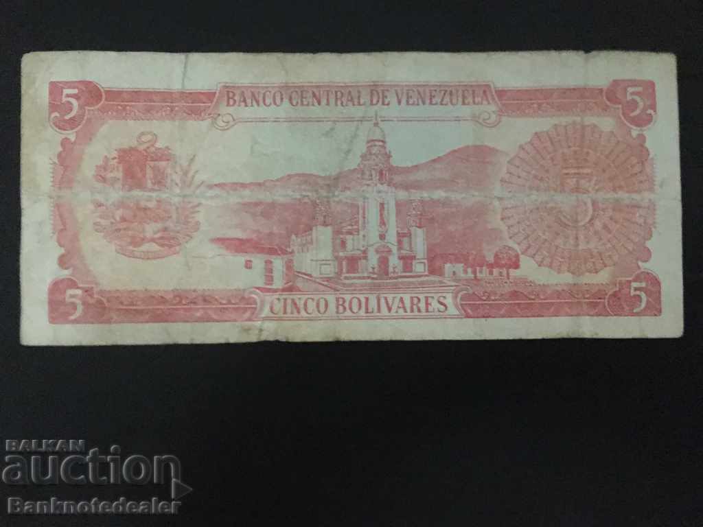Venezuela 5 Bolivares 1989 Pick 70 Ref7861 with price 1.00 BGN | € 0.51 Venezuela 5 Bolivares 1989 Pick 70 Ref7861 with price 1.00 BGN | € 0.51