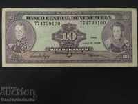 Venezuela 10 Bolivares 1995 Pick 61d Ref 9100
