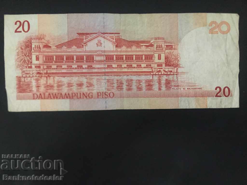 Philippines 20 Piso 1999 Pick 182d Ref 2942 with price 15.00 BGN | € 7.67 Philippines 20 Piso 1999 Pick 182d Ref 2942 with price 15.00 BGN | € 7.67