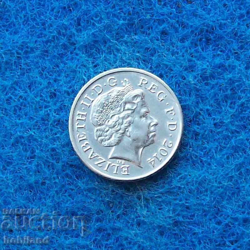 10 pence UK 2014- with gloss