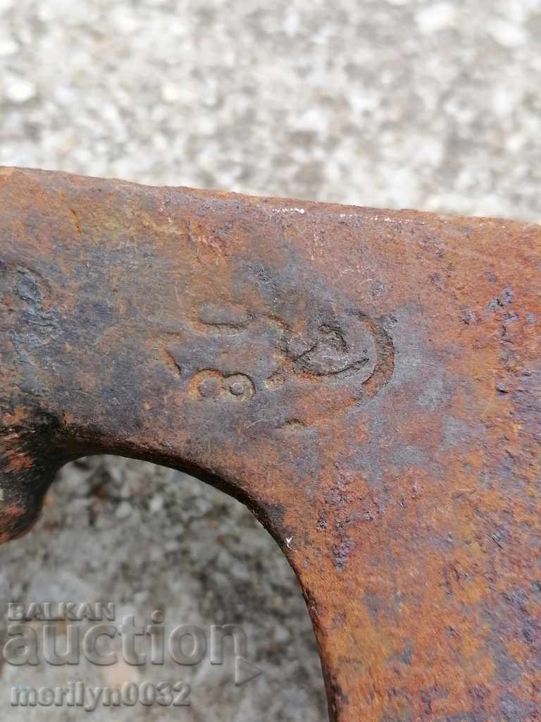 An old ax shaft tool wrought iron with price 39.50 BGN | € 20.20