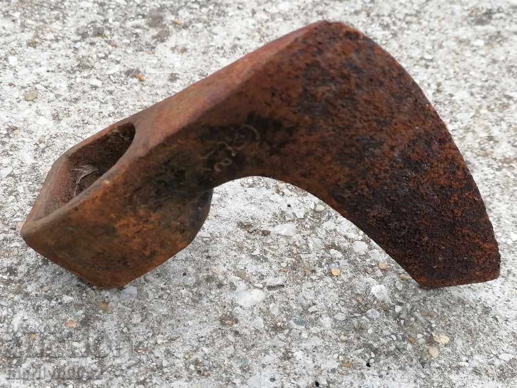 Auction  An old ax shaft tool wrought iron