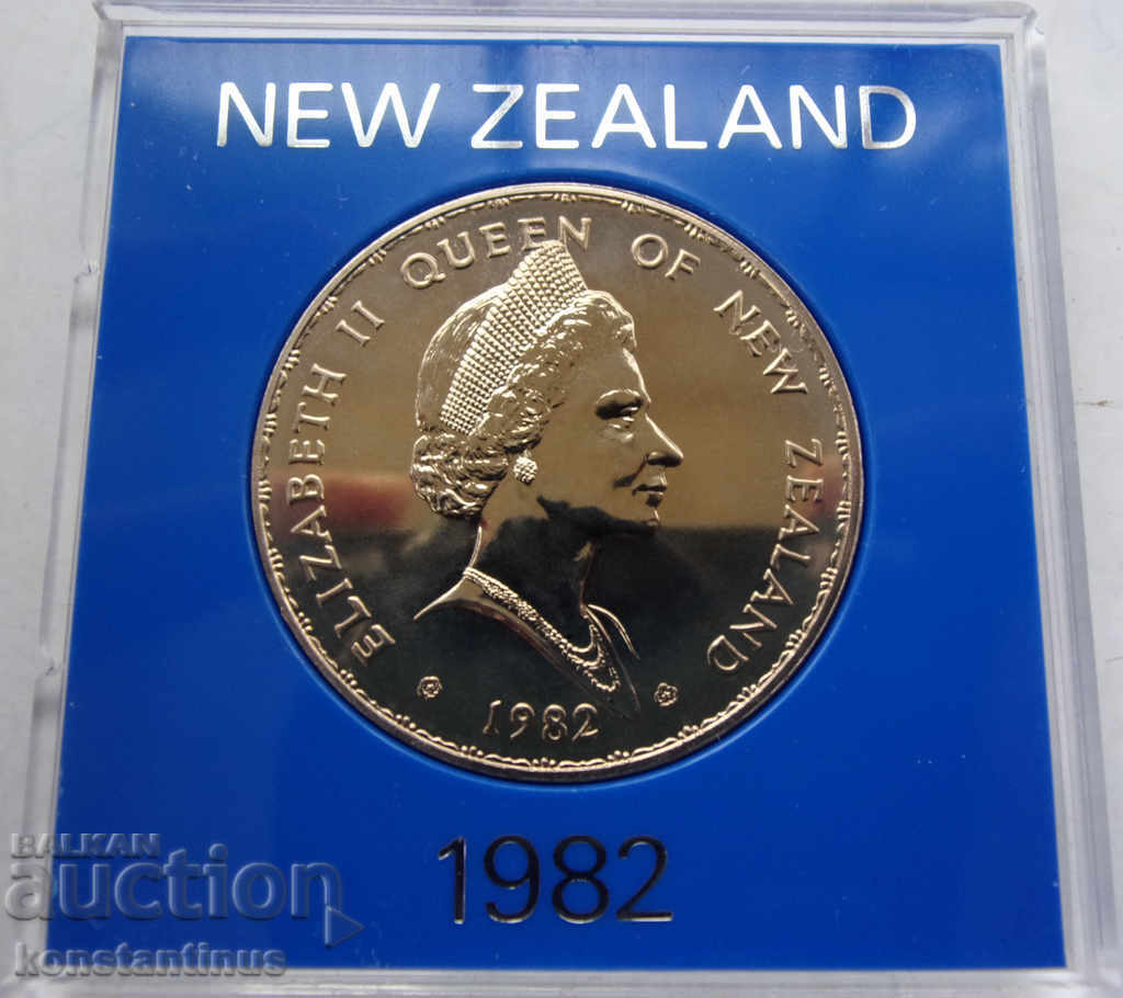 Аукцион Нова Зеландия  1  Долар 1982  UNC  Rare