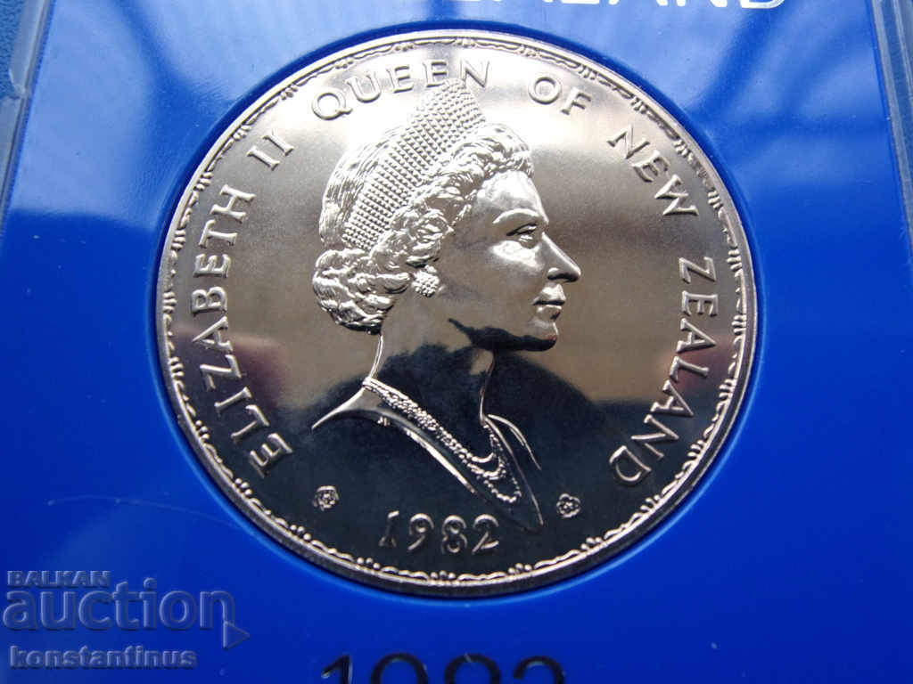 Доставка на Нова Зеландия  1  Долар 1982  UNC  Rare