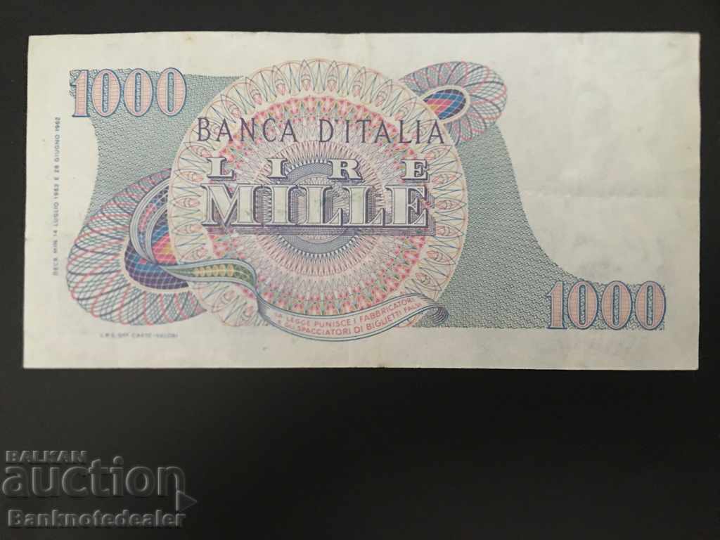 Italy 1000 Lire 1962 Pick 96 Ref 1336 with price 45.00 BGN | € 23.01 Italy 1000 Lire 1962 Pick 96 Ref 1336 with price 45.00 BGN | € 23.01