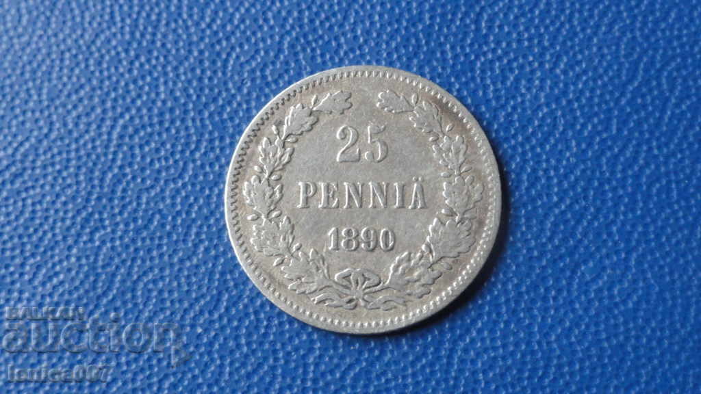 Русия (Финландия) 1890г. - 25 пення